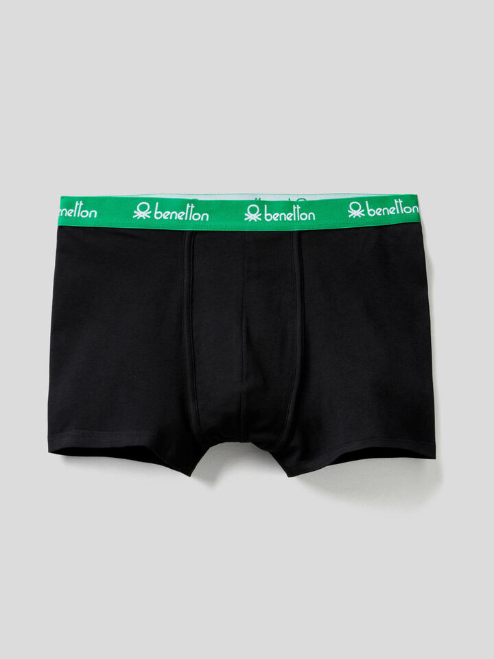 Boxers in stretch organic cotton Men image number 3